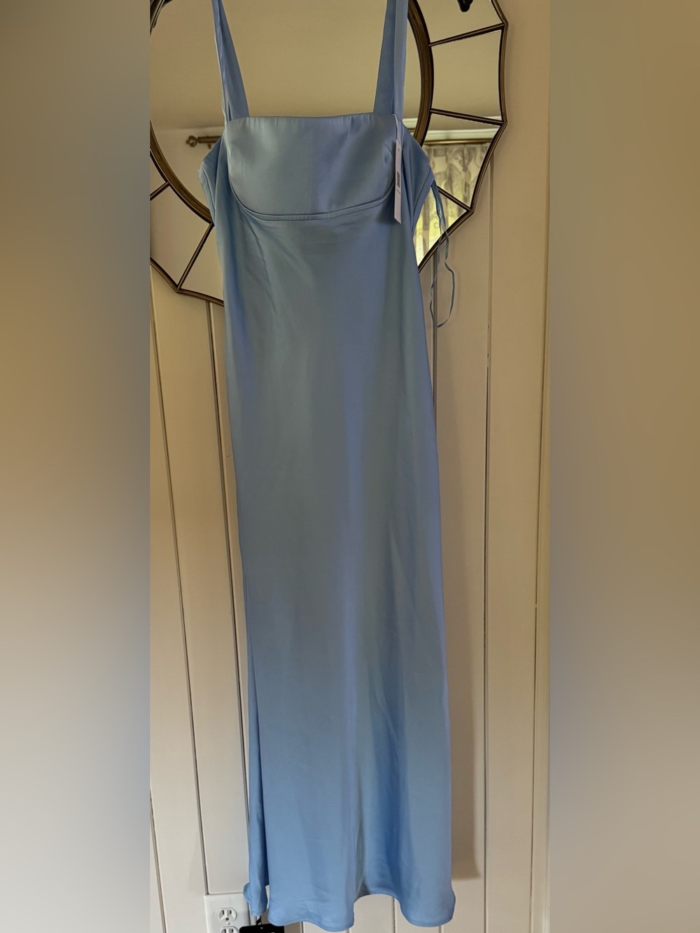 Astr Light Blue Maxi Dress